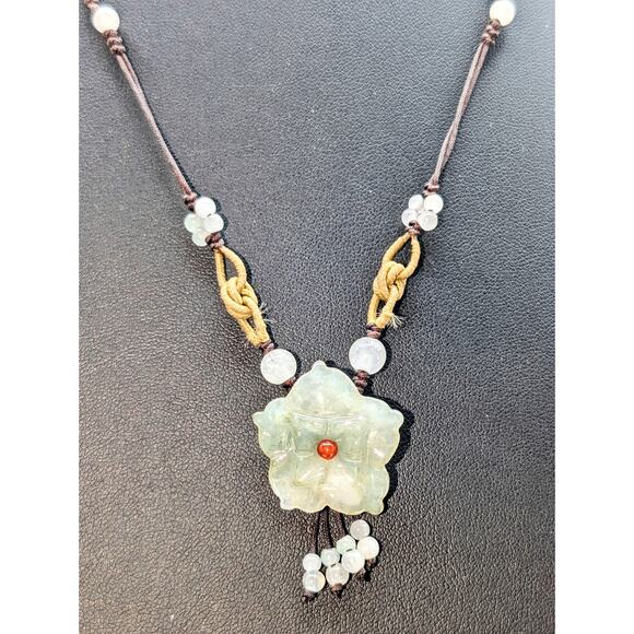 Mixed Lot of Green Stone Theme Jewelry 1 Necklace 4 Bracelets 1 Pr Earrings - Picture 3 of 12